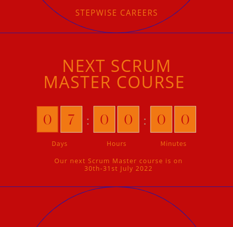 Upcoming Scrum Master Course